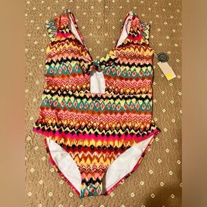Boden Multicolor Ikat Swimsuit
